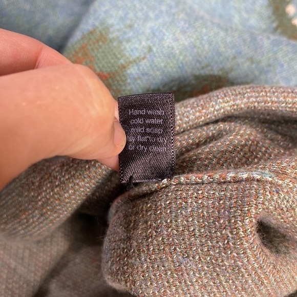 Peruvian Connection Blue Floral Pima Cotton Maxi Sleeveless Dress Size Medium - Picture 8 of 9